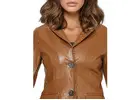 Marry Clothing Alani Brown Leather Blazer for Women | Premium Quality Jacket at Rs. 9,999