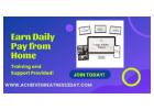 Earn Daily Pay From Home